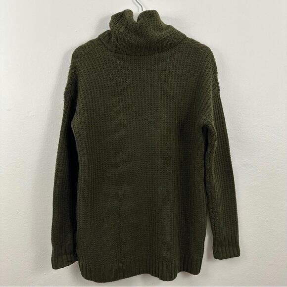 2/$25 Carole Little Women’s Wool Blend Cable Knit Green Sweater Size M - Picture 3 of 6